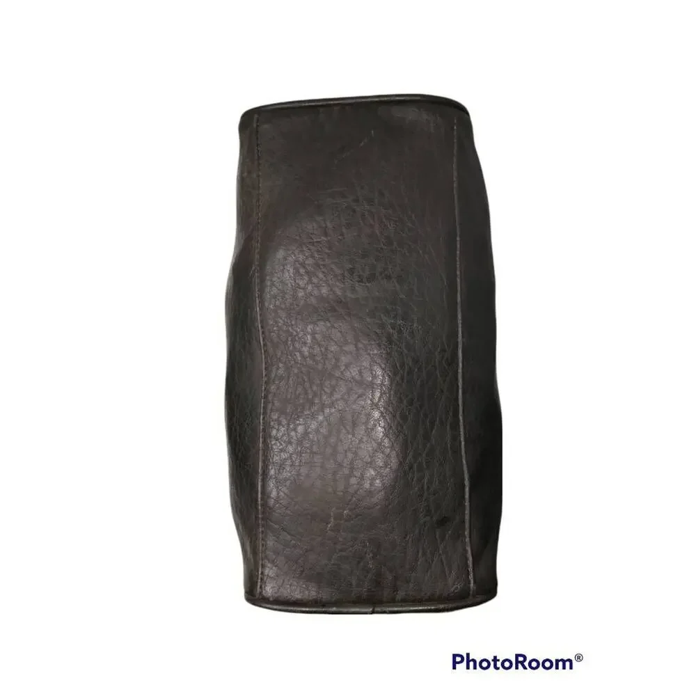Maison Blanche Mens Grooming Case Brown Pockets Zip Travel Size 9.5